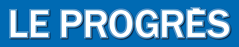 Manchette du quotidien Le Progr�s, presse fran�aise
